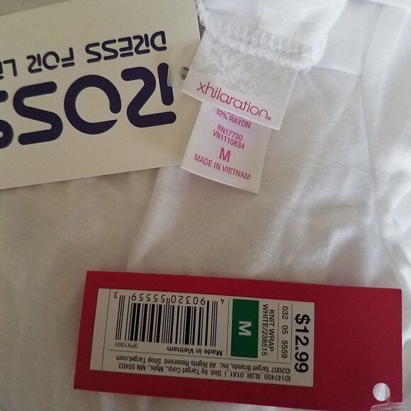 Juniors Medium Cardigan Sweater White long sleeve - Picture 5 of 5